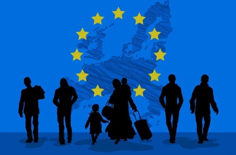 ევროპაში თავშესაფრის მაძიებელთა რაოდენობა 20%-ით შემცირდა