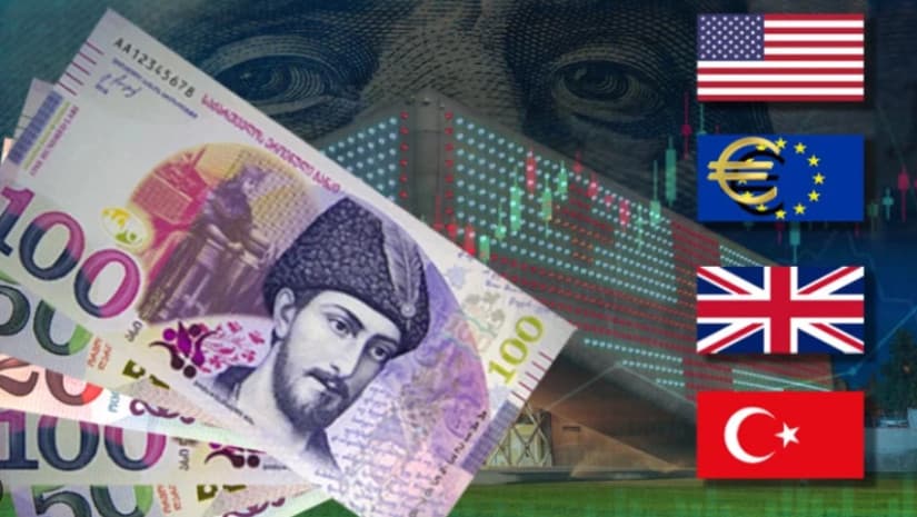 ეროვნული ვალუტა დოლარსა და ევროსთან მიმართებაში გამყარდა - კვირის დინამიკა