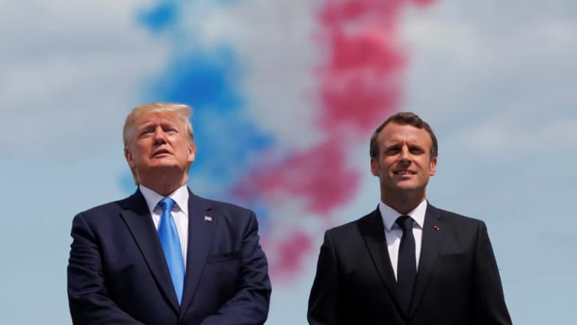 ფრანგული მედია 10 მაისის მაკრონისა და ტრამპის საუბარს ავრცელებს, რომელშიც მაკრონი ამბობს, რომ ზელენსკი 30-დღიან ცეცხლის შეწყვეტაზე თანახმაა, ტრამპი კი პასუხობს, რომ ამისთვის ნობელის პრემიას აიღებს