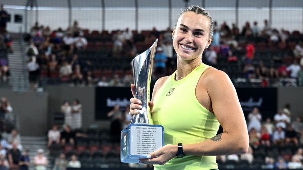 Sabalenka beats Kostyuk to win third Brisbane title