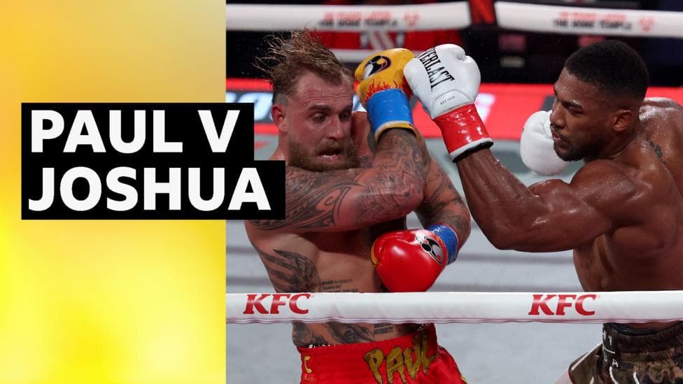 Highlights: Joshua beats Paul via stoppage in one-sided contest