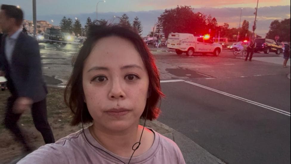 'Mate, get away from here, something bad's happened': How BBC reporter's day at the beach turned to fear