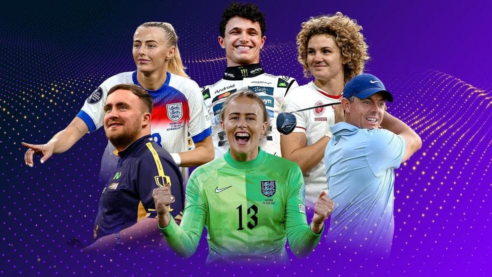 Who is up for the Sports Personality of the Year award?