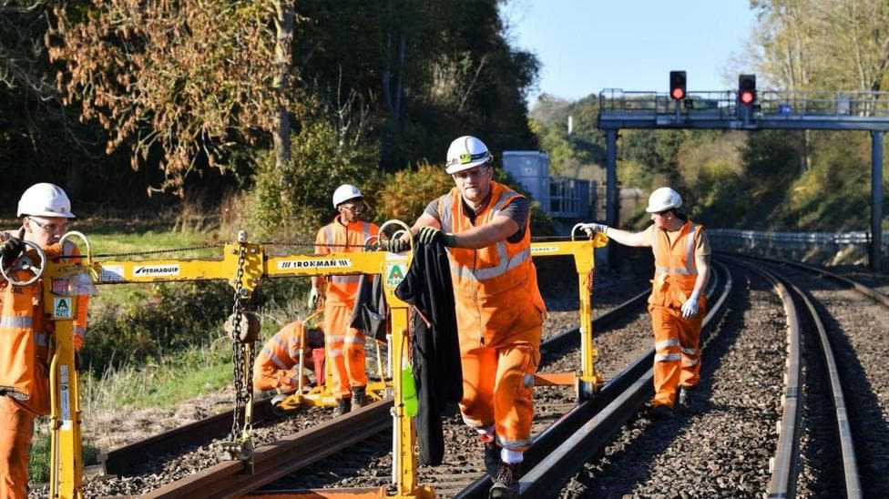 Rail disruption warning after engineering overruns