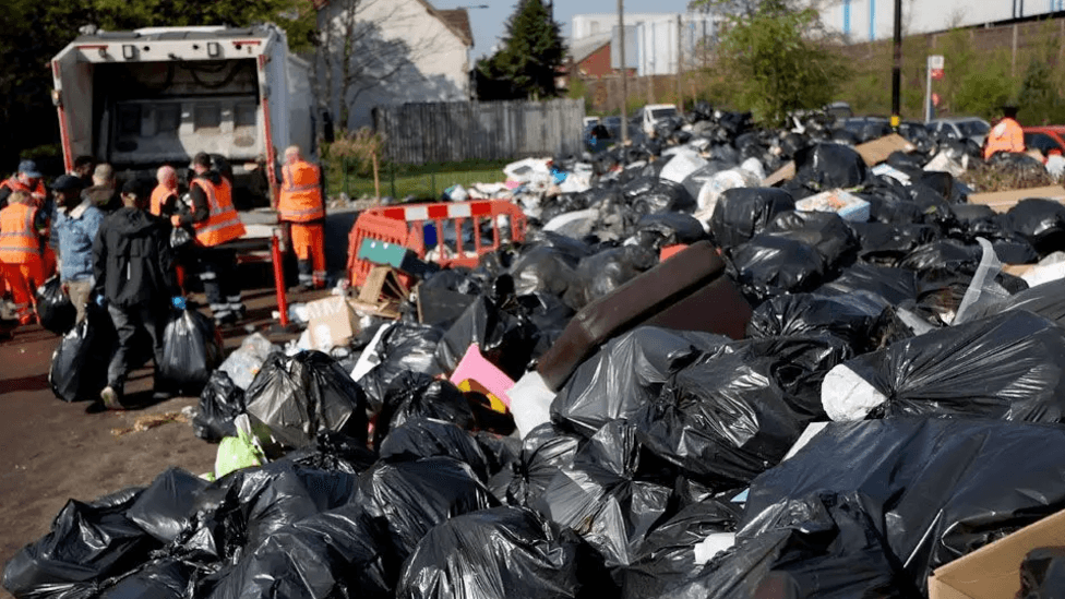 Bin strike reaches one year mark with no end in sight