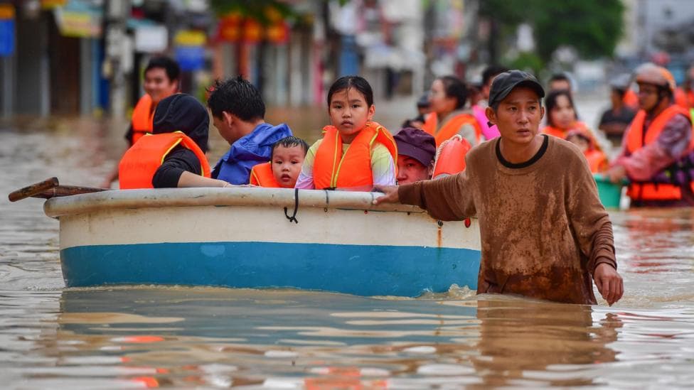 Vietnam floods leave at least 90 dead and 12 missing