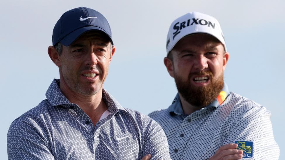 McIlroy hits water four times as Lowry ties Dubai lead