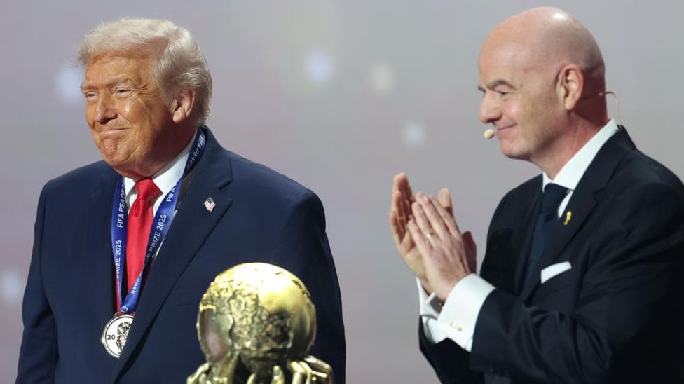 President Trump wins inaugural Fifa Peace Prize