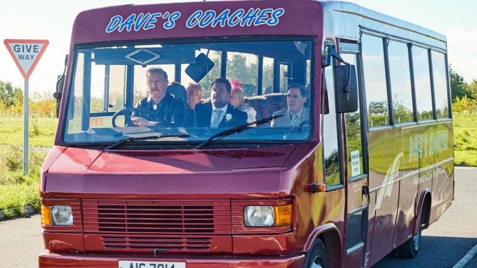 Tidy! Dave's Coaches from Gavin & Stacey up for sale - for £200K