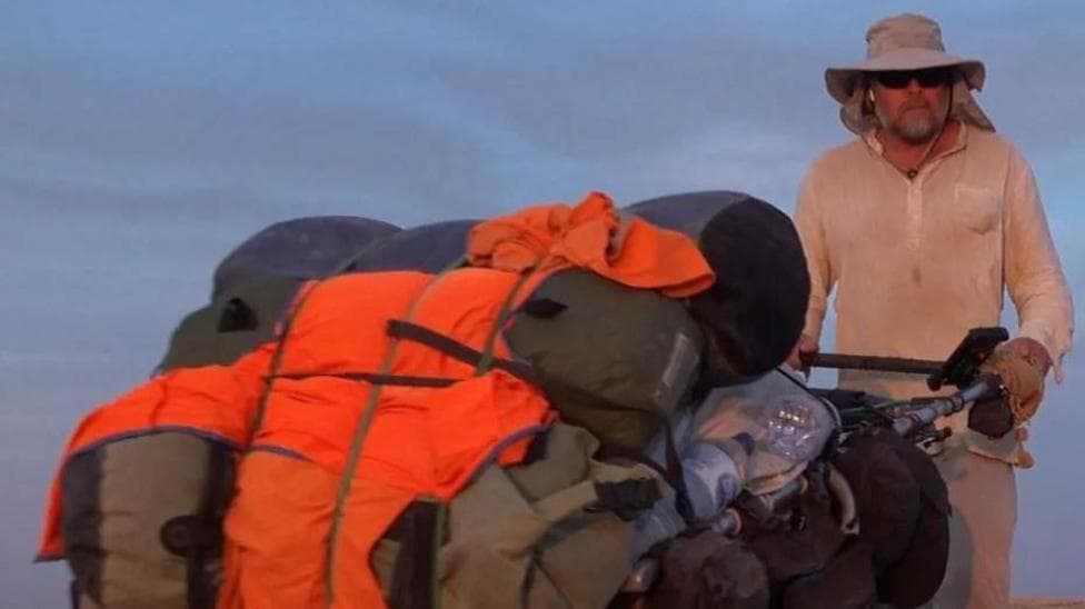 Adventurer's 'mixed feelings' as 36,000 mile journey nears end