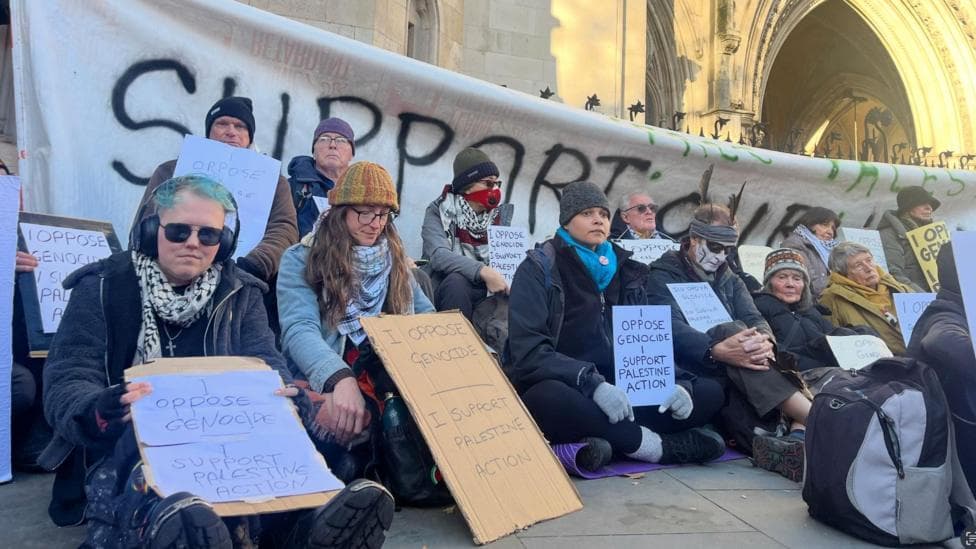 Terror group Palestine Action like the suffragettes, court hears