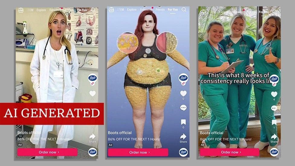 TikTok removes AI weight loss ads from fake Boots account