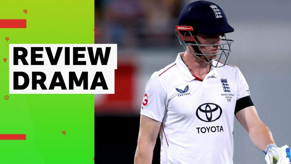 Brook overturns shocking dismissal before being given out next ball