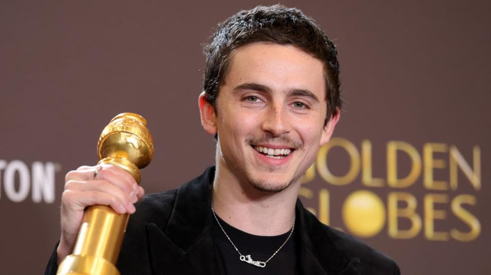 Timothée Chalamet beats Leonardo DiCaprio to Golden Globes glory