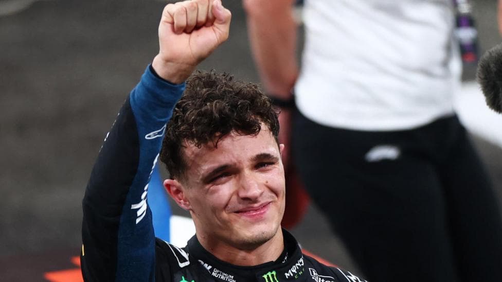 Briton Lando Norris wins his first F1 title in Abu Dhabi