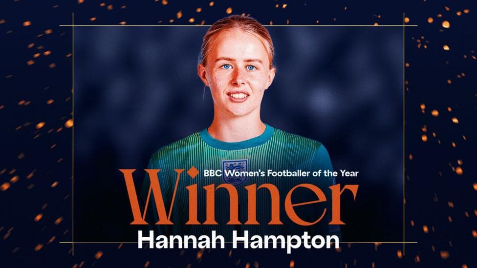 Hampton voted BBC Women's Footballer of the Year