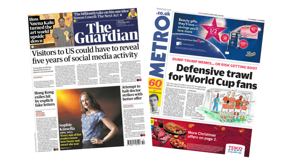 'Trawl for World Cup fans' and 'women's champion' peerage