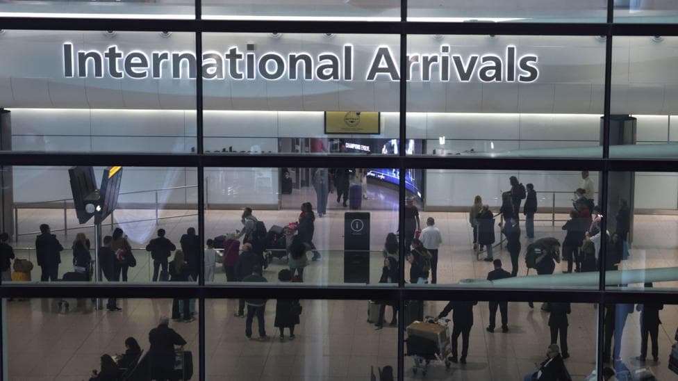 Sharp fall in UK net migration with drop in arrivals for work and study