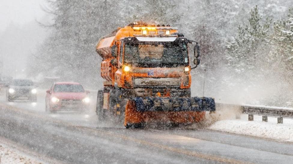 Weather warnings in place as snow and ice blanket parts of UK