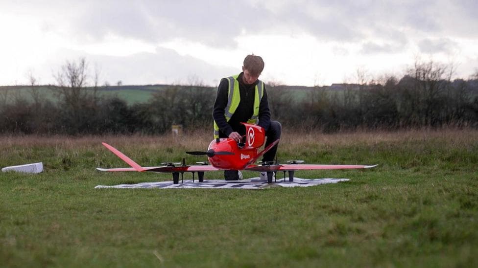Drones used to carry blood in trial aimed at saving lives