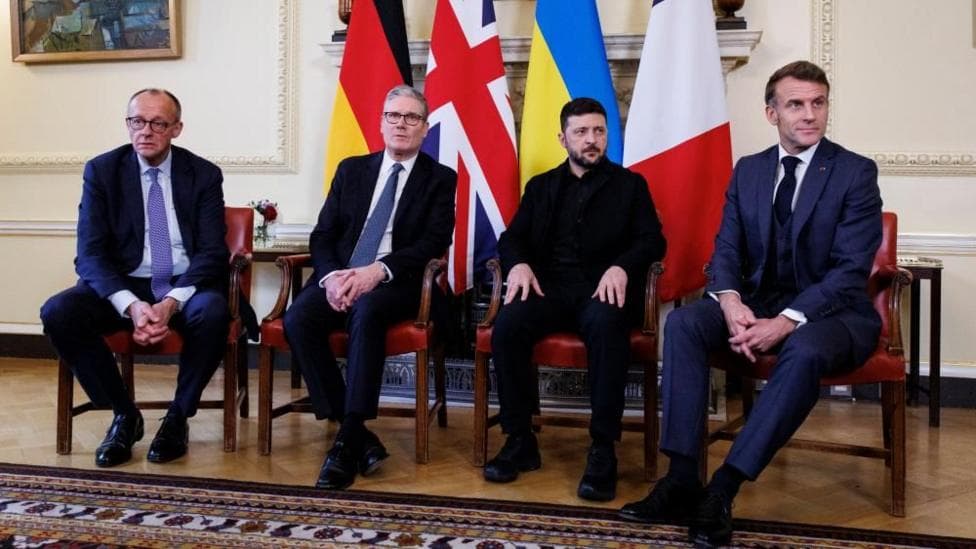 European leaders walk tightrope between backing Ukraine and keeping US on board