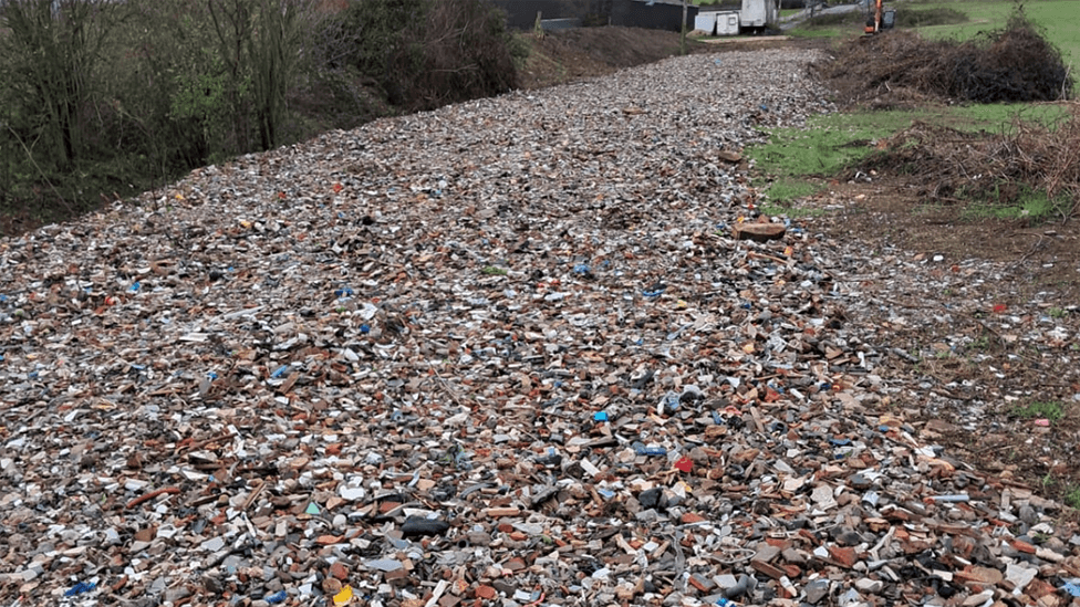 Residents' anger as illegal waste dumps appear near homes