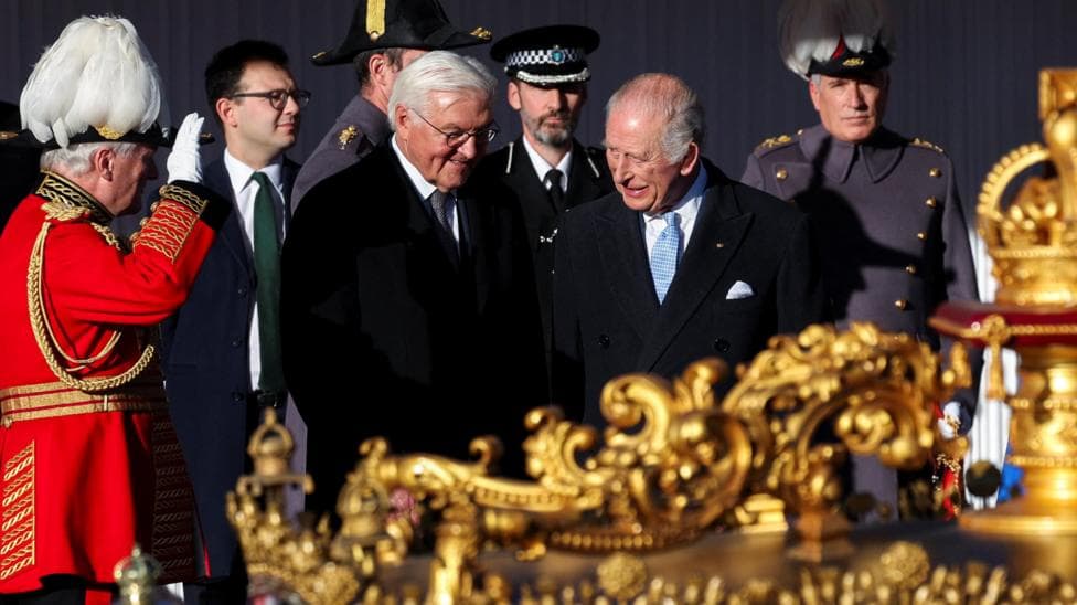 King Charles welcomes German president on first state visit in 27 years