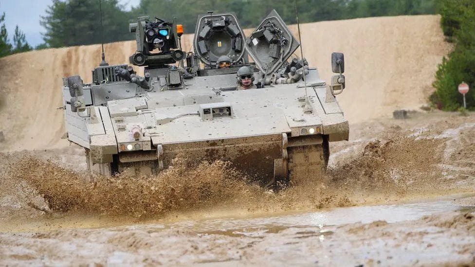 Army halts use of Ajax vehicles after soldiers left vomiting