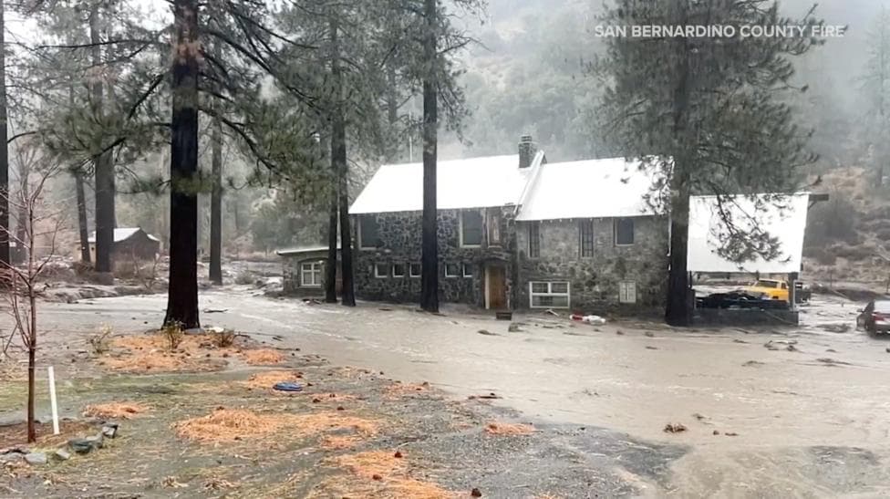 Heavy rain storms in California leave three dead