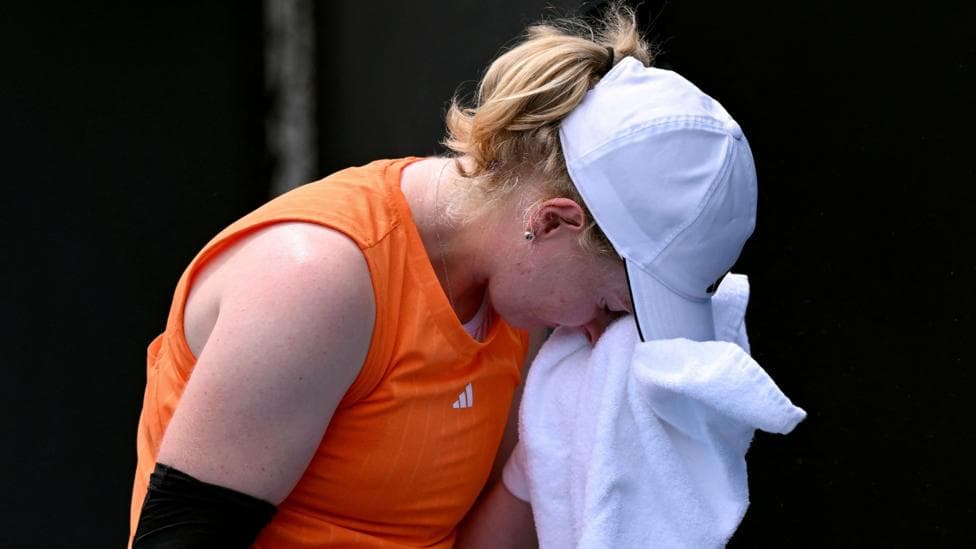'I'll pick myself up' - sobbing Jones among Australian Open retirements
