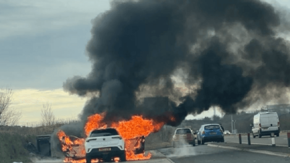 Mum thanks strangers who rescued nine-month-old baby from burning car