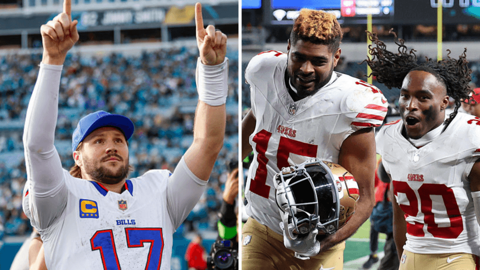 49ers upset champs Eagles in NFL play-offs to progress with Bills & Patriots