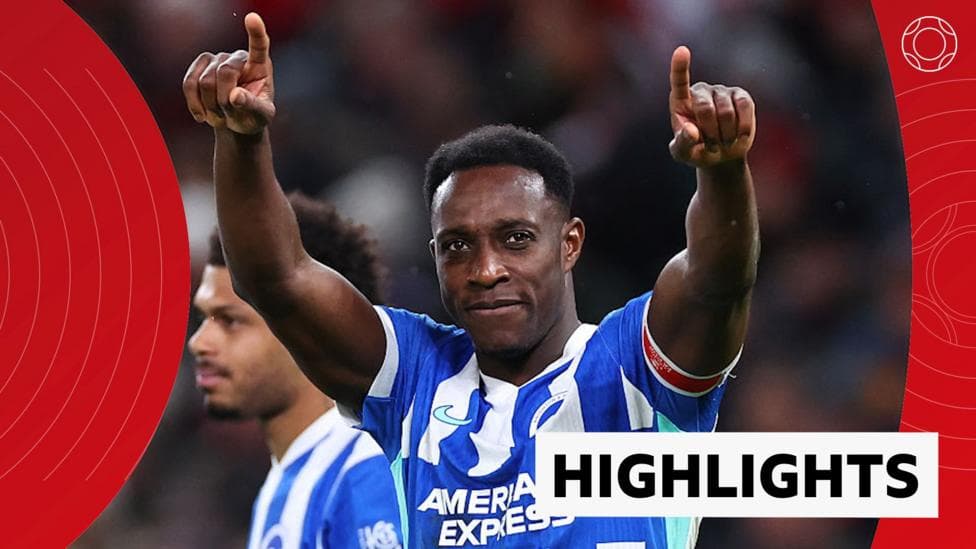 Welbeck scores as Brighton knock Man Utd out of FA Cup