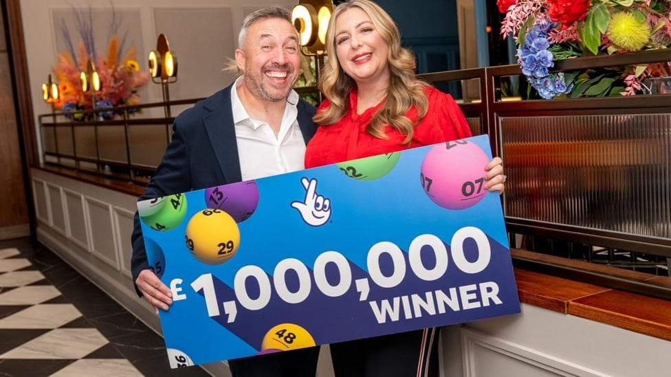 Couple win £1m lottery jackpot for second time