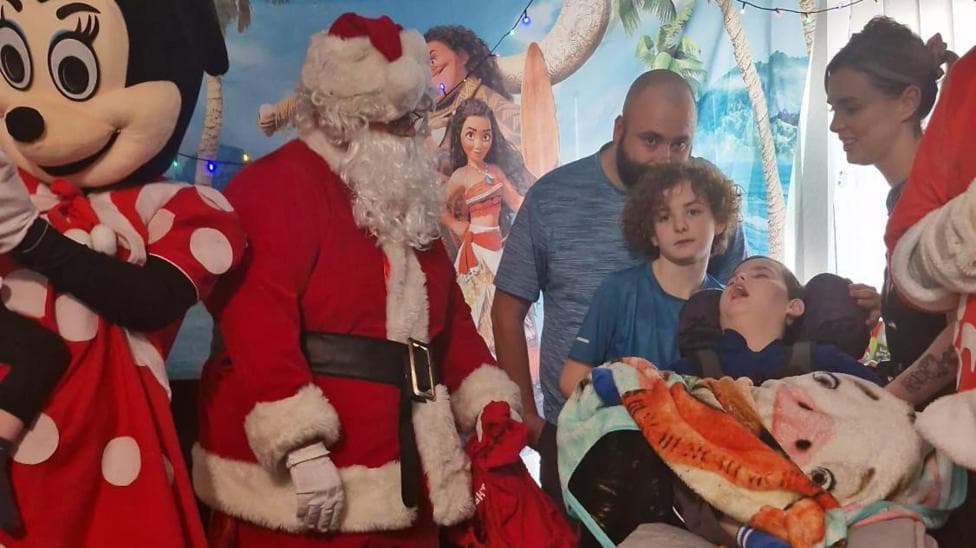 Terminally ill boy gets final wish to meet Santa