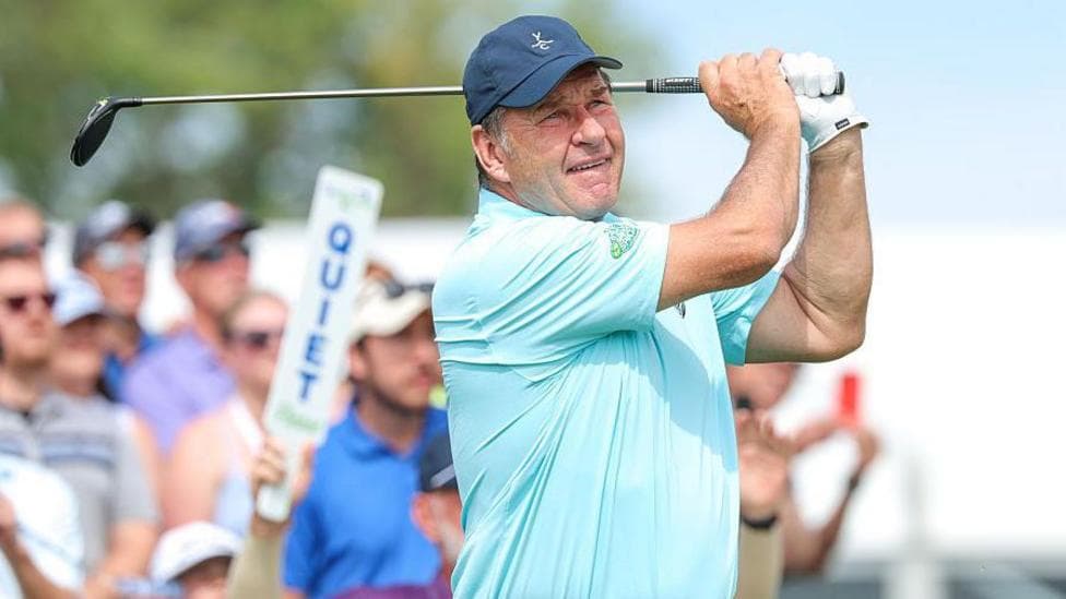 Faldo returns home after open-heart surgery
