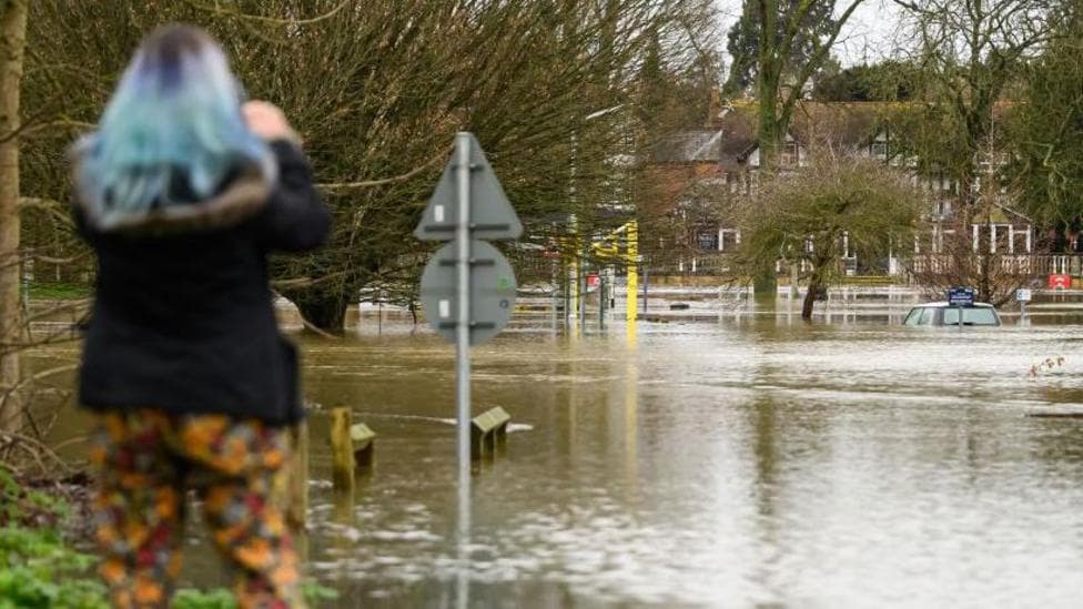Thousands of flood defences below standard as Storm Bram hit