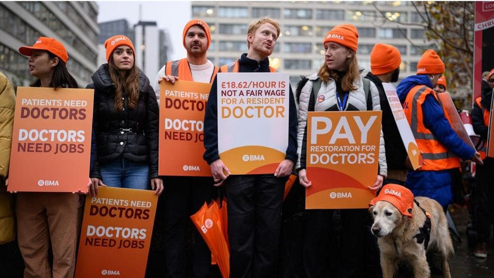 Doctors vote to go ahead with this week's five-day strike