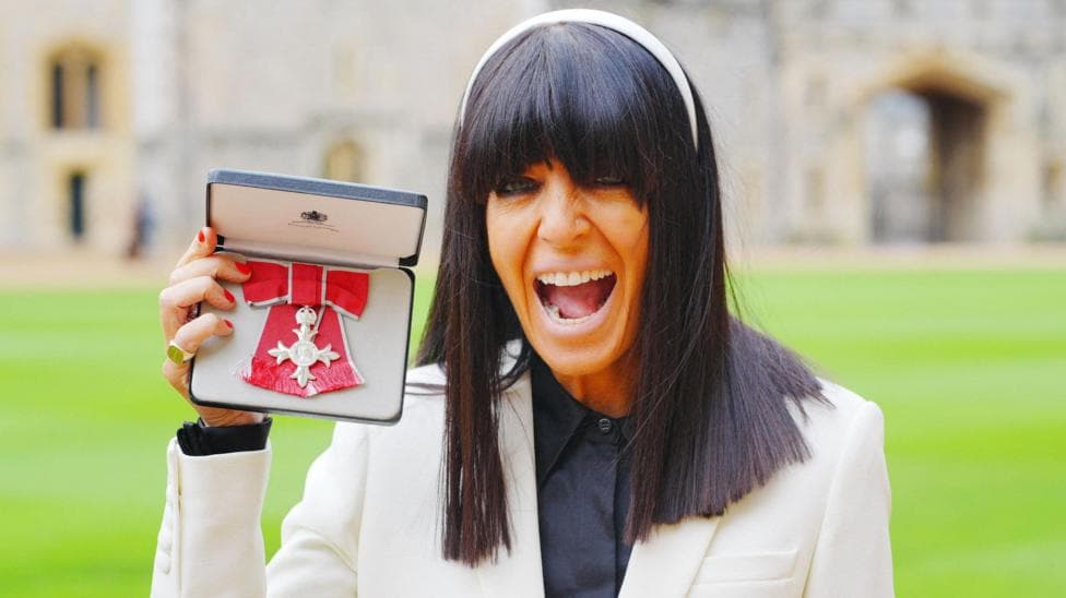 TV faithful Claudia Winkleman made MBE by King at Windsor Castle