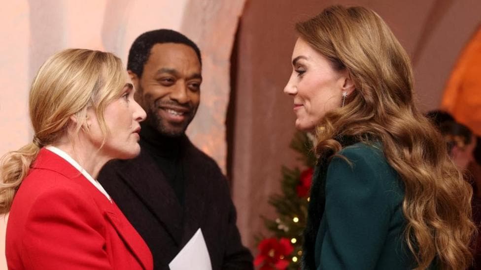 Catherine joined by stars and charity heroes for Christmas carol concert